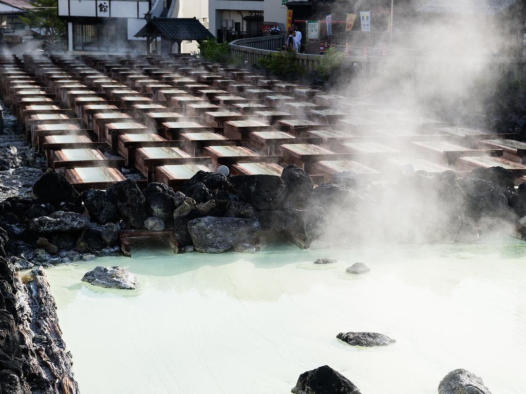 Kusatsu Onsen Futabaya Esterno foto